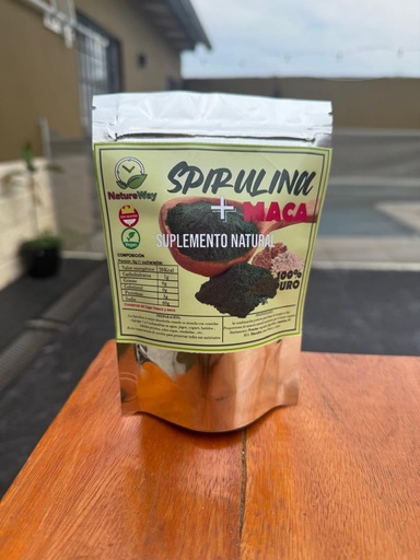 Spirulina Reforzada con Maca